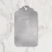 Étiquettes Cadeaux Floral rose (Verso)