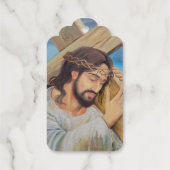 Étiquettes Cadeaux Foi chrétienne Jésus Christ (Verso)