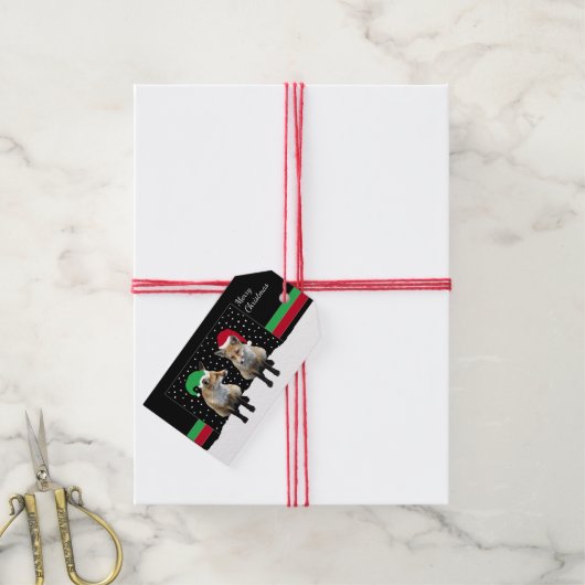 Étiquettes cadeaux Fox Cubs Festive (With Twine)