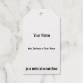 Étiquettes Cadeaux Gold Foil Large - "Bravo! C'est le jour de clôture (Verso)