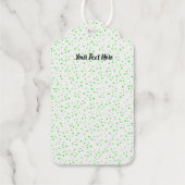 Étiquettes Cadeaux Golden Cute Snake Illustration grands yeux Points  (Verso)