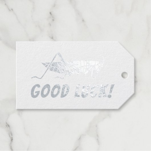 Étiquettes Cadeaux Grasshopper Bonne chance (Recto (horizontal))