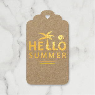 Étiquettes Cadeaux Hello Summer