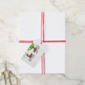 Étiquettes cadeaux Holiday Moose (Avec de la ficelle)