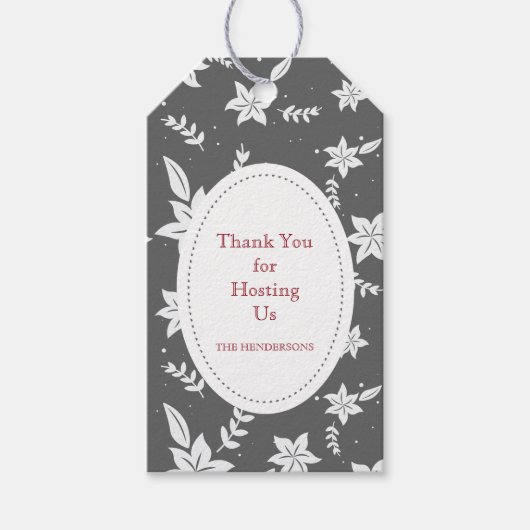 Étiquettes Cadeaux Hostess Merci (Devant)