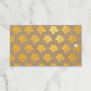 Étiquettes Cadeaux Illustration de fleurs