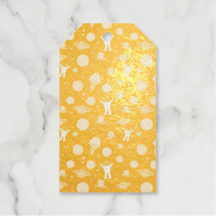 Étiquettes Cadeaux Illustration du Motif spatial