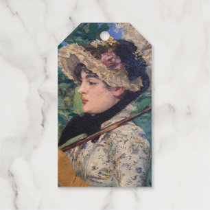 Étiquettes Cadeaux Jeanne (Printemps) Par Édouard Manet