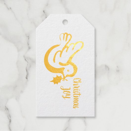 Étiquettes Cadeaux JOIE DE Noël (Recto)