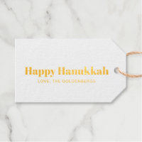 Joyeux Hanoukka blanc bleu minimaliste personnalis