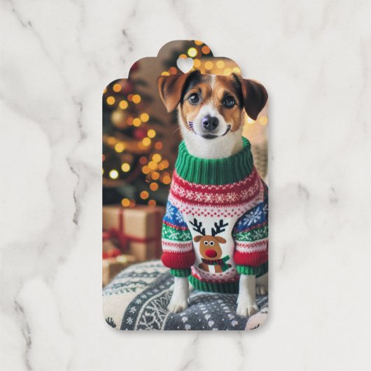 Étiquettes Cadeaux Joyeux Noël photo (Verso)