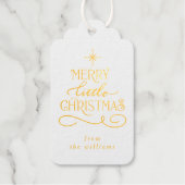 Étiquettes Cadeaux Joyeux petit Noël (Recto)