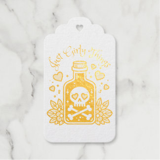 Étiquettes Cadeaux Juste des petites filles Poison Bouteille Drôle Ha