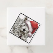 Étiquettes cadeaux _ Koji Père Noël (En situation)