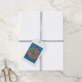 Étiquettes Cadeaux LABYRINTH IV - Blanc (Avec de la ficelle)