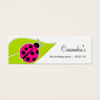 Étiquettes cadeaux Ladybug