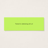 Étiquettes cadeaux Ladybug (Dos)