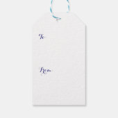 Étiquettes Cadeaux Libellule sur Lys d'Eau (Dos)