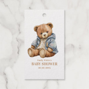 Étiquettes Cadeaux L'Invitation Baby shower De L'Ours En Teddy Peut A