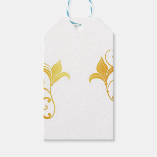 Étiquettes Cadeaux Luxe Art Nouveau Lily