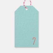 Étiquettes cadeaux maison de bonbons de Noël perso (Dos)