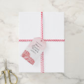 Étiquettes Cadeaux Mariée Moderne Bapteme  (Avec de la ficelle)