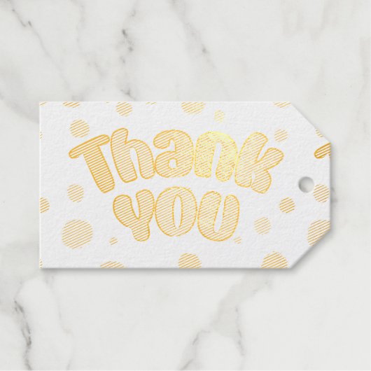 Étiquettes Cadeaux Merci (Recto (horizontal))