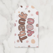 Étiquettes Cadeaux Merci (Verso)