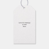 Étiquettes cadeaux Motif pour ananas amusant (Dos)