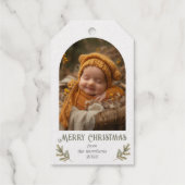 Étiquettes Cadeaux Noël rustique Woodland (Verso)