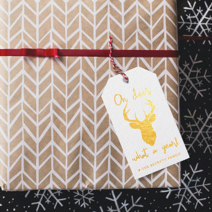Étiquettes Cadeaux Oh Mon Dieu, Quel An ! Fêtes de Noël amusantes