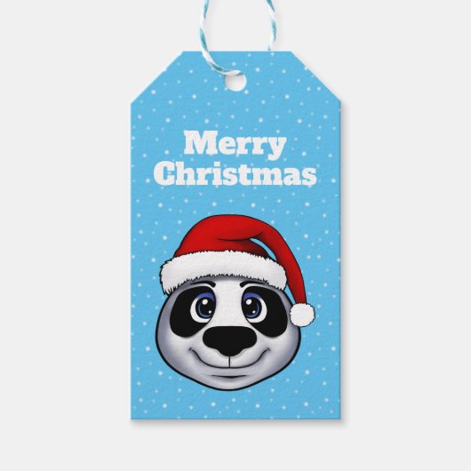 Étiquettes cadeaux Panda (Devant)
