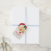 Étiquettes cadeaux père Noël (Avec de laficelle)