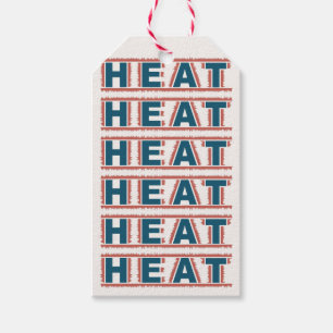 étiquettes cadeaux personnalisées HEAT