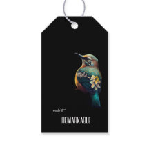 Étiquettes cadeaux personnalisées Khem Elegant Sig