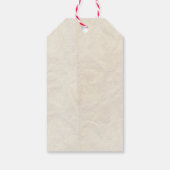 Étiquettes Cadeaux personnalisées minimes modernes (Dos)