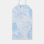 Étiquettes Cadeaux Pistolet à Eau Orange & Bleu (Dos)