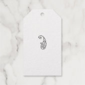 Étiquettes Cadeaux Point rouge (Verso)