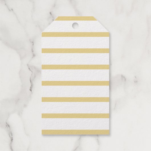 Étiquettes Cadeaux Police de script d'anniversaire simple et heureuse (Verso)