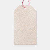 Étiquettes cadeaux pour Baby Shower Manoir boisé (Dos)