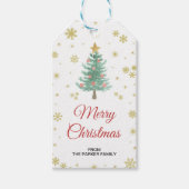 Étiquettes Cadeaux pour Sapin de Noël | Faveur de  (Devant)