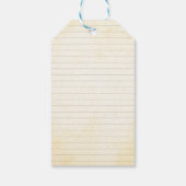 Étiquettes Cadeaux pour Scrapbook Champignon Rétro (Dos)