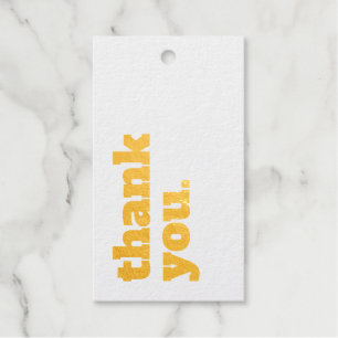 Étiquettes Cadeaux Prix d'entreprise minimaliste simple du Merci