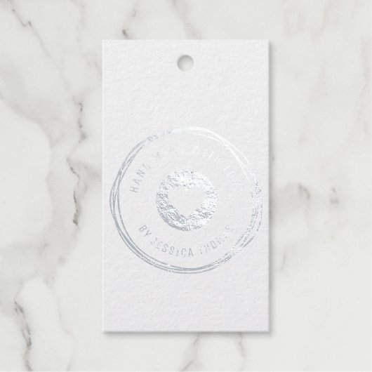 Étiquettes Cadeaux Produit d'amour artisanal (Recto)