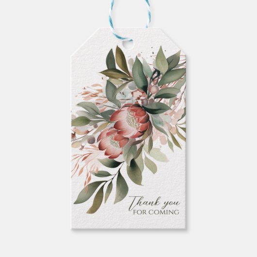 Étiquettes Cadeaux Protea (Devant)