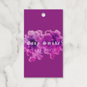 Étiquettes Cadeaux Purple Smoke Vape Boutique
