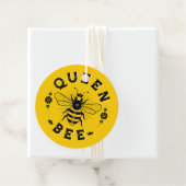 Étiquettes cadeaux Queen Bee Round (En situation)