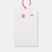 Étiquettes cadeaux RAINBOW (Dos)