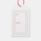 Étiquettes cadeaux RAINBOW CANDY (Dos)