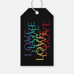 Étiquettes cadeaux RAINBOW LOVE II / Purple